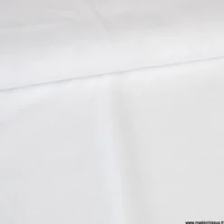 Tissu sweat molleton américain Blanc - Largeur 190 cm