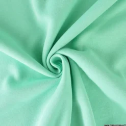 Tissu sweat molleton américain Menthe - Largeur 190 cm