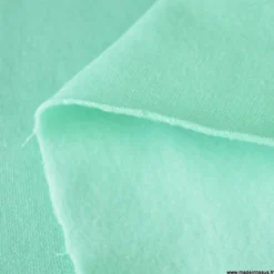 Tissu sweat molleton américain Menthe - Largeur 190 cm
