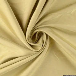 Tissu Taffetas polyester bicolor flammé beige marron
