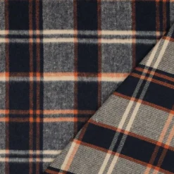 Tissu Tartan Écossais Loch Ness – Bleu marine