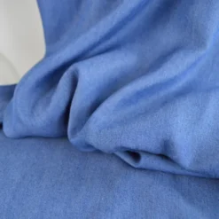Tissu Tencel - sergé Fin bleu jean
