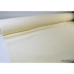 Tissu toile aspect lin écru Téflon