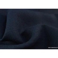 Tissu Toile de Jute Bleu marine