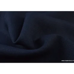 Tissu Toile de Jute Bleu marine