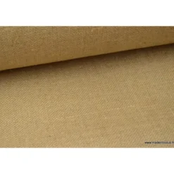 Tissu Toile de Jute Naturel