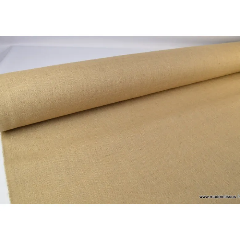 Tissu Toile de Jute Naturel