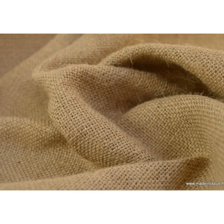 Tissu Toile de Jute Naturel