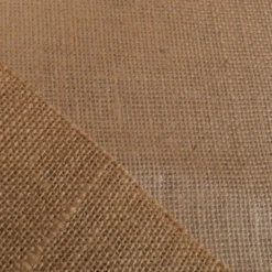 Tissu Toile de Jute Naturel contrecollée d'un film plastique