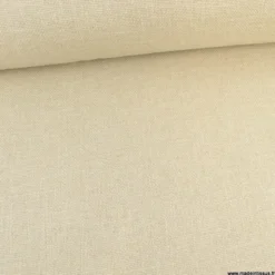Tissu toile de lin Charlotte coloris écru