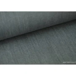 Tissu Toile jean stretch coloris gris