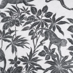 Tissu toile Sapajou motif singes et exotique