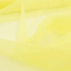 Tissu Tulle souple coloris jaune fluo en 280cm.
