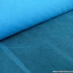 Tissu Tulle souple robe de mariée turquoise en 3.00m de large .