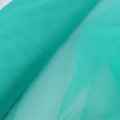 Tissu Tulle souple robe de mariée emeraude en 3.00m de large .
