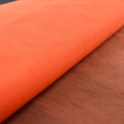 Tissu Tulle souple robe de mariée orange en 3.00m de large