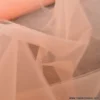 Tissu Tulle souple robe de mariée saumon en 3.00m de large .