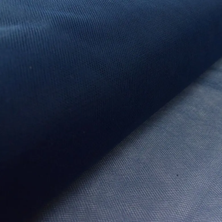 Tissu Tulle souple robe de mariée marine en 3.00m de large .