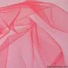 Tissu Tulle souple robe de mariée rouge en 3.00m de large .