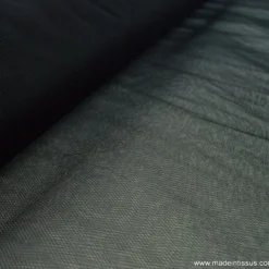 Tissu Tulle souple robe de mariée noir en 3.00m de large .