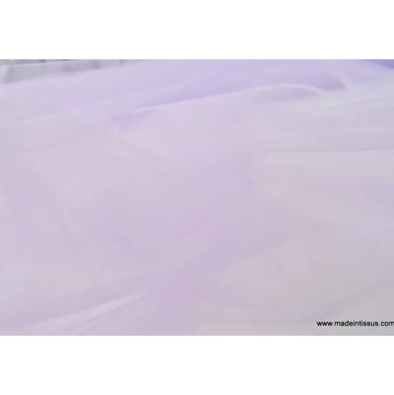 Tissu Tulle souple robe de mariée Parme en 3.00m de large .