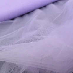 Tissu Tulle souple robe de mariée Parme en 3.00m de large .