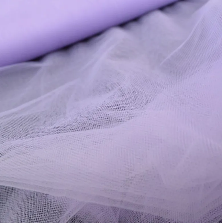 Tissu Tulle souple robe de mariée Parme en 3.00m de large .