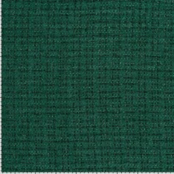 Tissu tweed effet lurex vert sapin - Imani