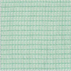 Tissu Tweed Lurex esprit Chanel Vert menthe