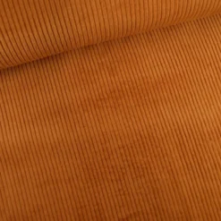 Tissu Velours cotelé grosses côtes Ecureuil - OEKO TEX