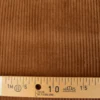 Tissu Velours cotelé grosses côtes Caramel - OEKO TEX