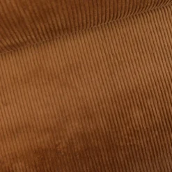 Tissu Velours cotelé grosses côtes Caramel - OEKO TEX