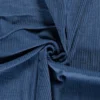 Tissu Velours cotelé grosses côtes Bleu Denim - OEKO TEX