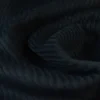 Tissu Velours cotelé grosses côtes Noir - OEKO TEX