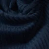 Tissu Velours cotelé grosses côtes Marine foncé - OEKO TEX