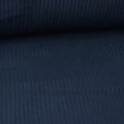 Tissu Velours cotelé grosses côtes Marine foncé - OEKO TEX