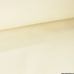 Tissu Velours cotelé 500 raies coloris écru - OEKO TEX