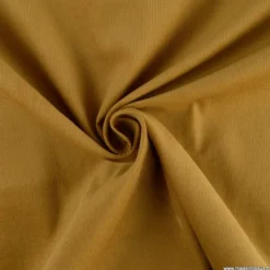 Tissu velours côtelé milleraies coton Havane -oeko tex