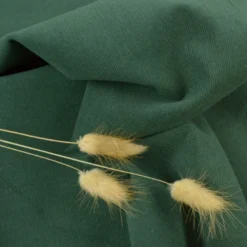 Tissu velours côtelé milleraies coton vert bouteille