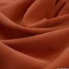 Tissu velours côtelé milleraies Terracotta