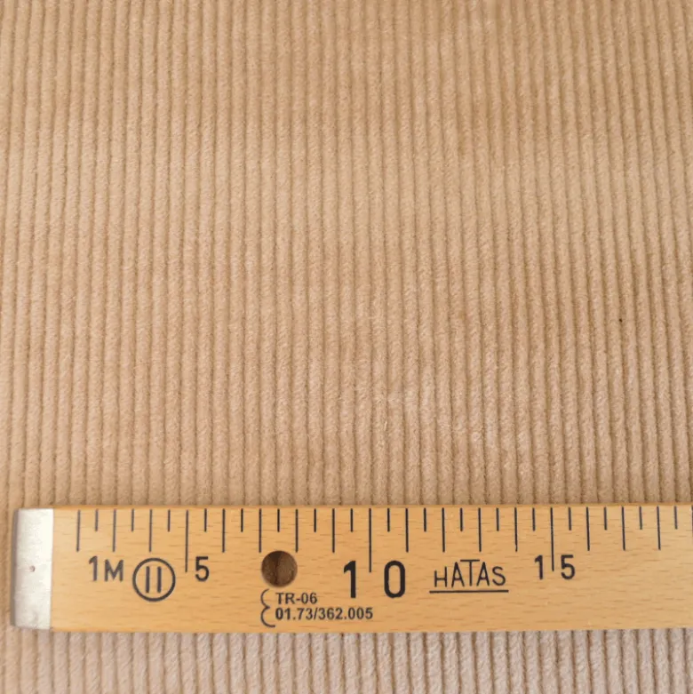 Tissu Velours côtelé Stretch Camel clair - oeko tex