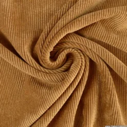 Tissu Velours côtelé washé camel - oeko tex