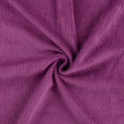 Tissu Velours côtelé washé Cyclamen - oeko tex