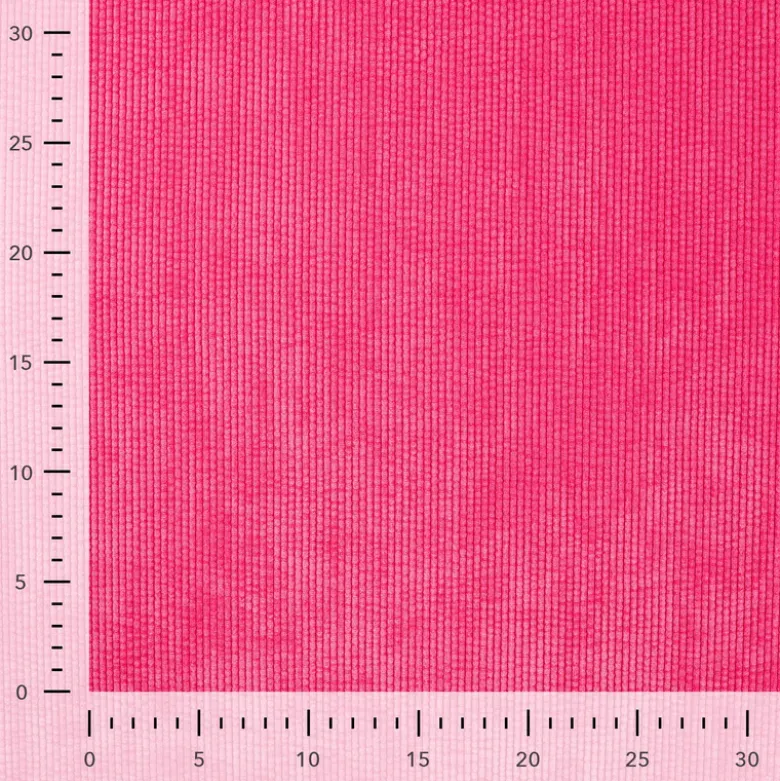 Tissu Velours côtelé washé Rose Fuchsia - oeko tex