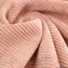 Tissu Velours côtelé washé vieux rose - oeko tex