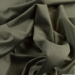 Tissu velours d'ameublement coloris Taupe