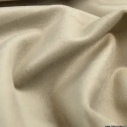 Tissu velours d'ameublement coloris Beige