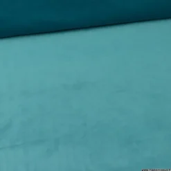 Tissu velours d'ameublement coloris Turquoise