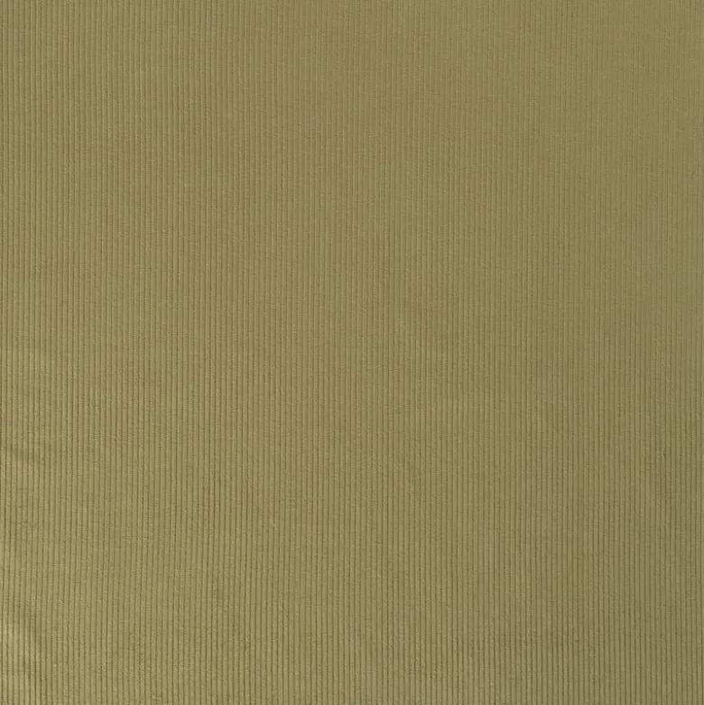 Tissu Velours grosses côtes vert Olive - OEKO TEX