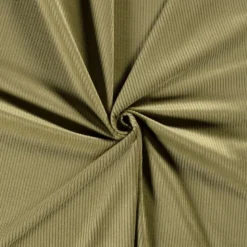 Tissu Velours grosses côtes vert Olive - OEKO TEX